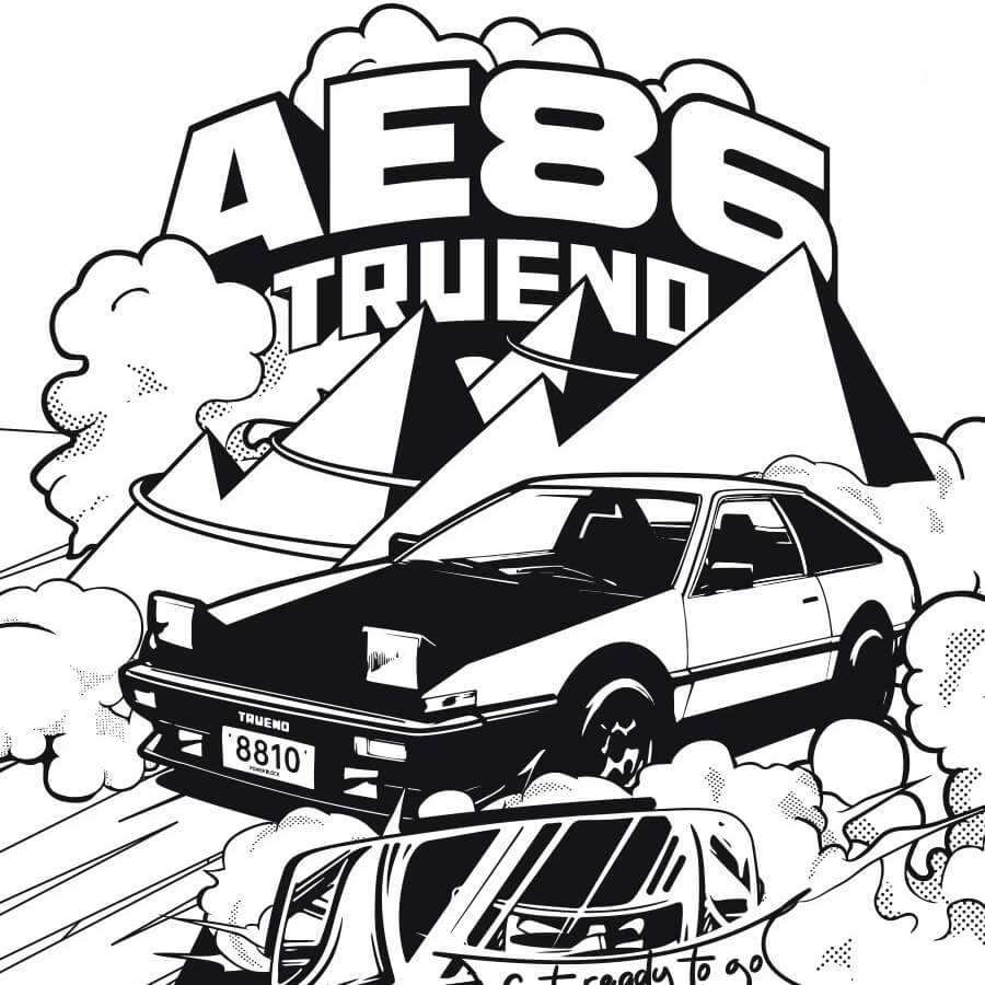 Toyota Corolla AE86 326pcs