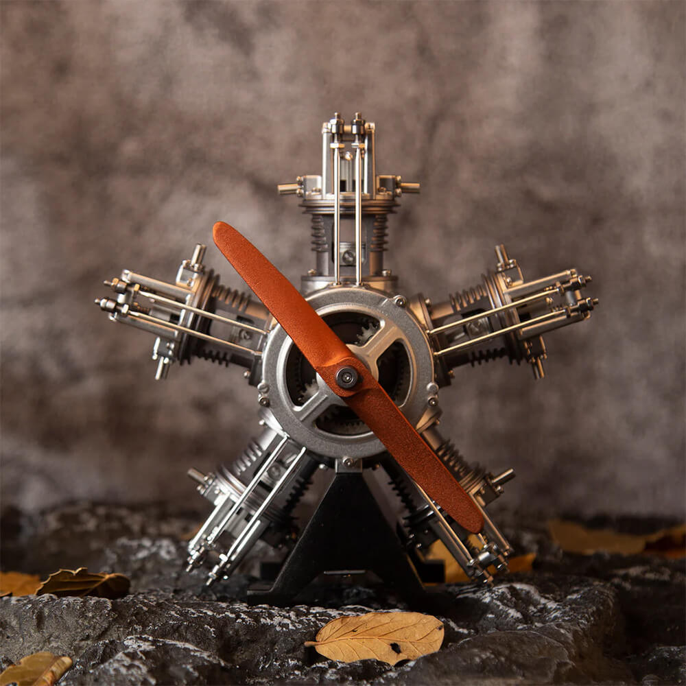 Radial Aircraft Engine - Metal Construction Set
