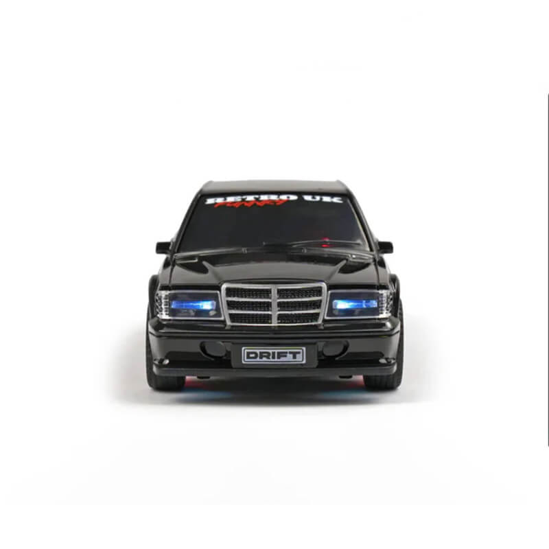 Drifting Black German Track Car