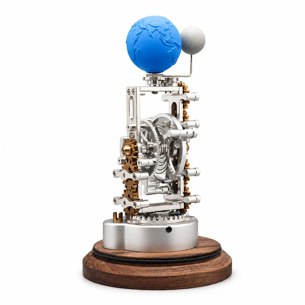 The Earth & Moon Clock - Metal Set