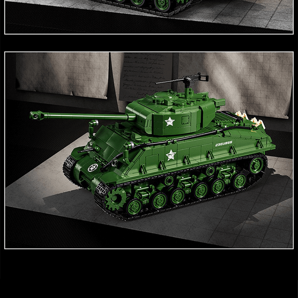 M4 Sherman Tank 1681pcs