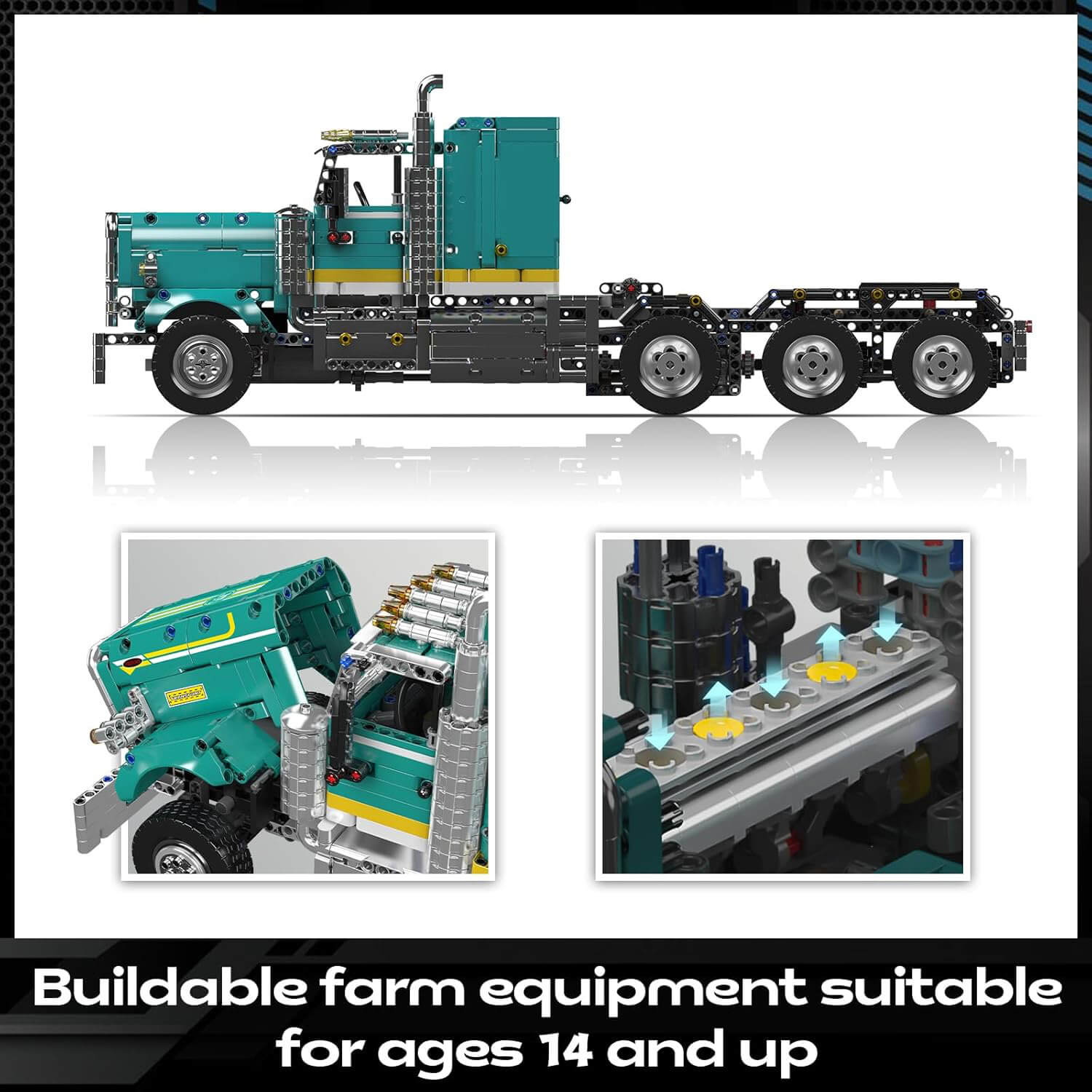Remote Controlled American Truck 2063pcs