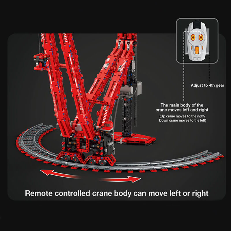 The World’s Strongest Land‑Based Crane 1195pcs