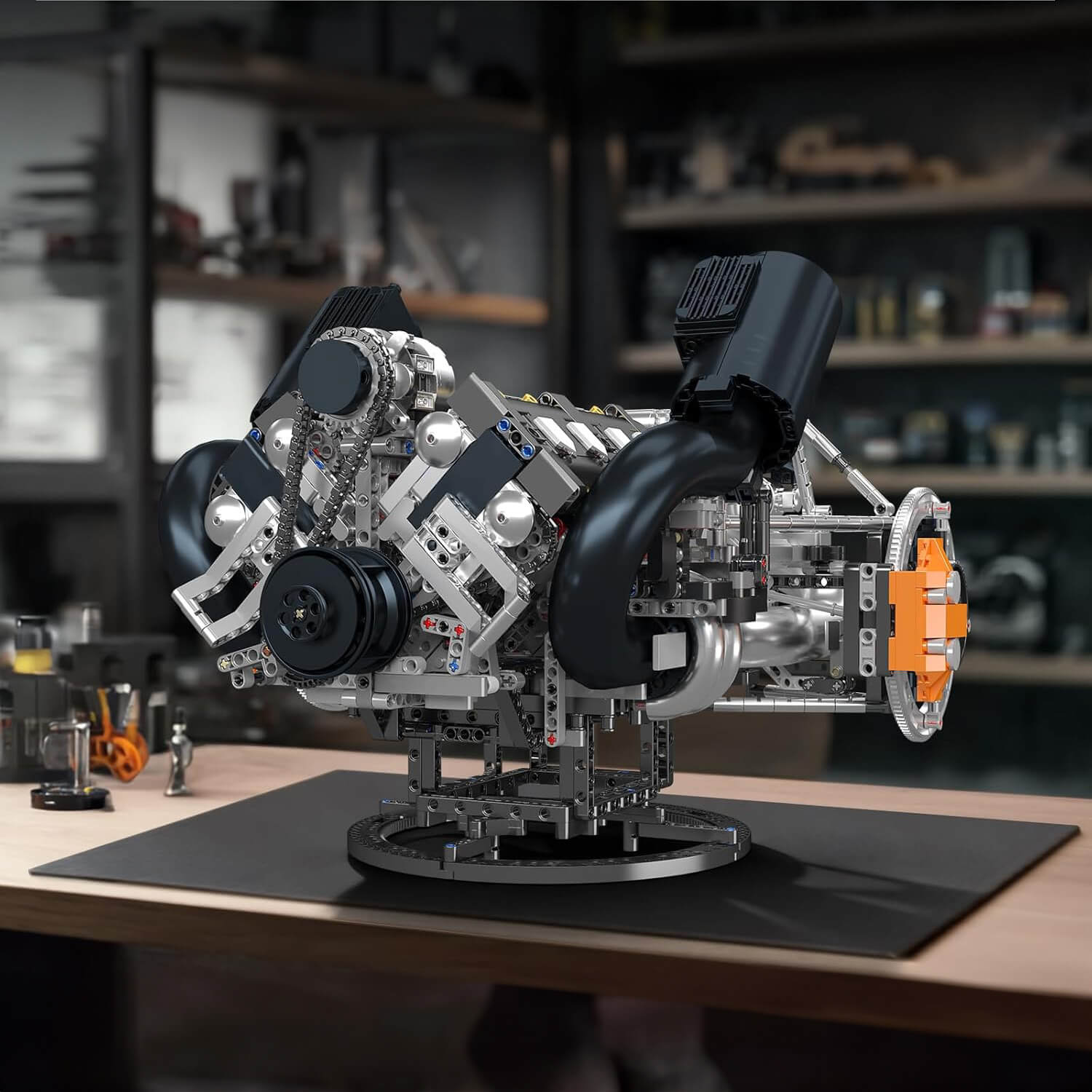 The Ultimate Scandinavian 5L V8 Engine & Gearbox 3191pcs
