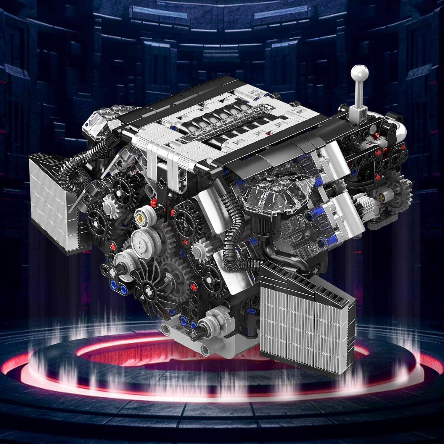 Twin Turbo W12 German Engine 870pcs