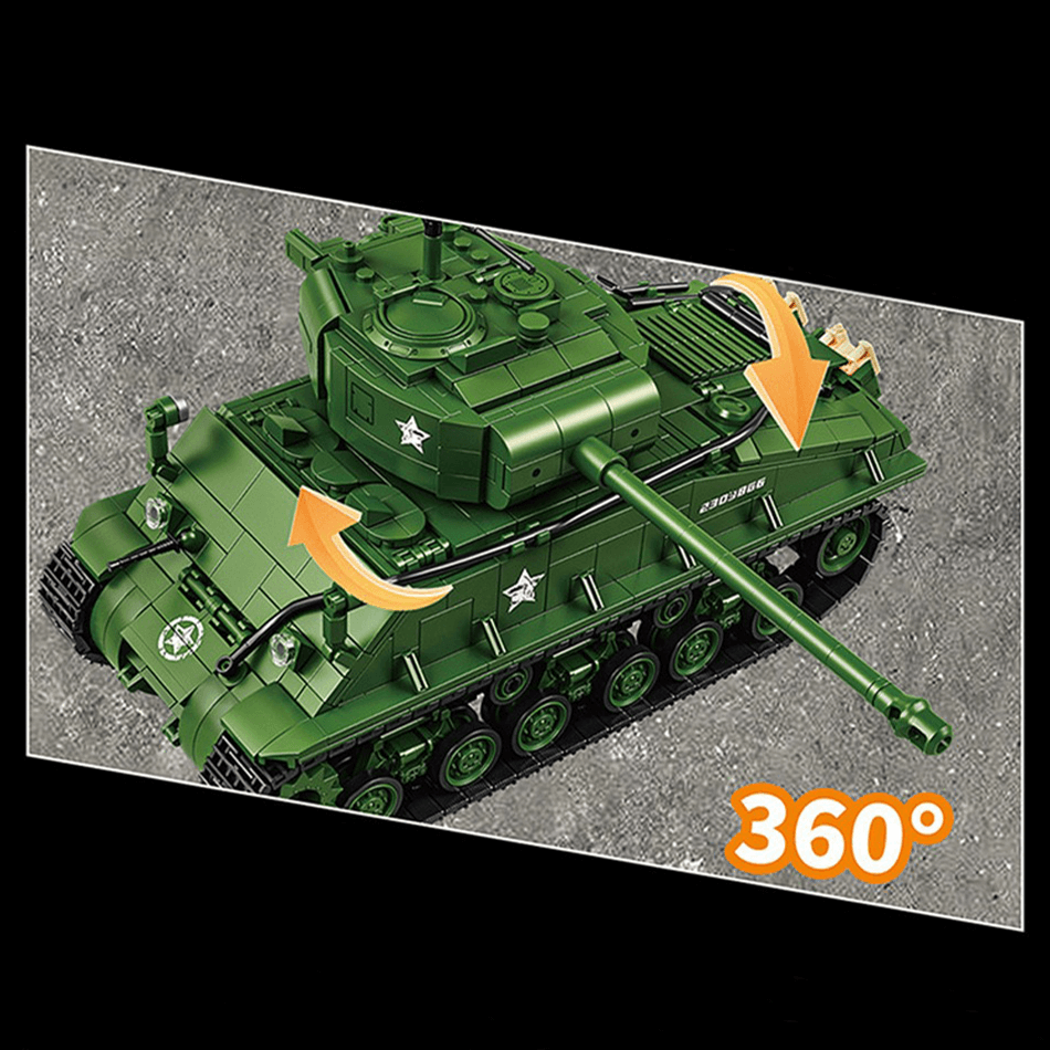 M4 Sherman Tank 1681pcs