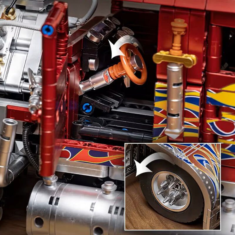 The American V24 Diesel Truck 3484pcs