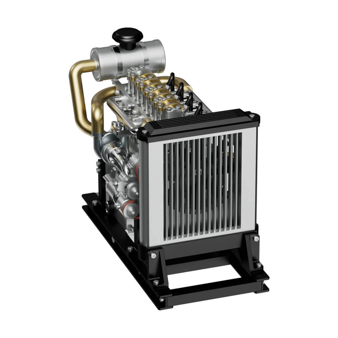 Classic Diesel Engine - Metal Construction Set