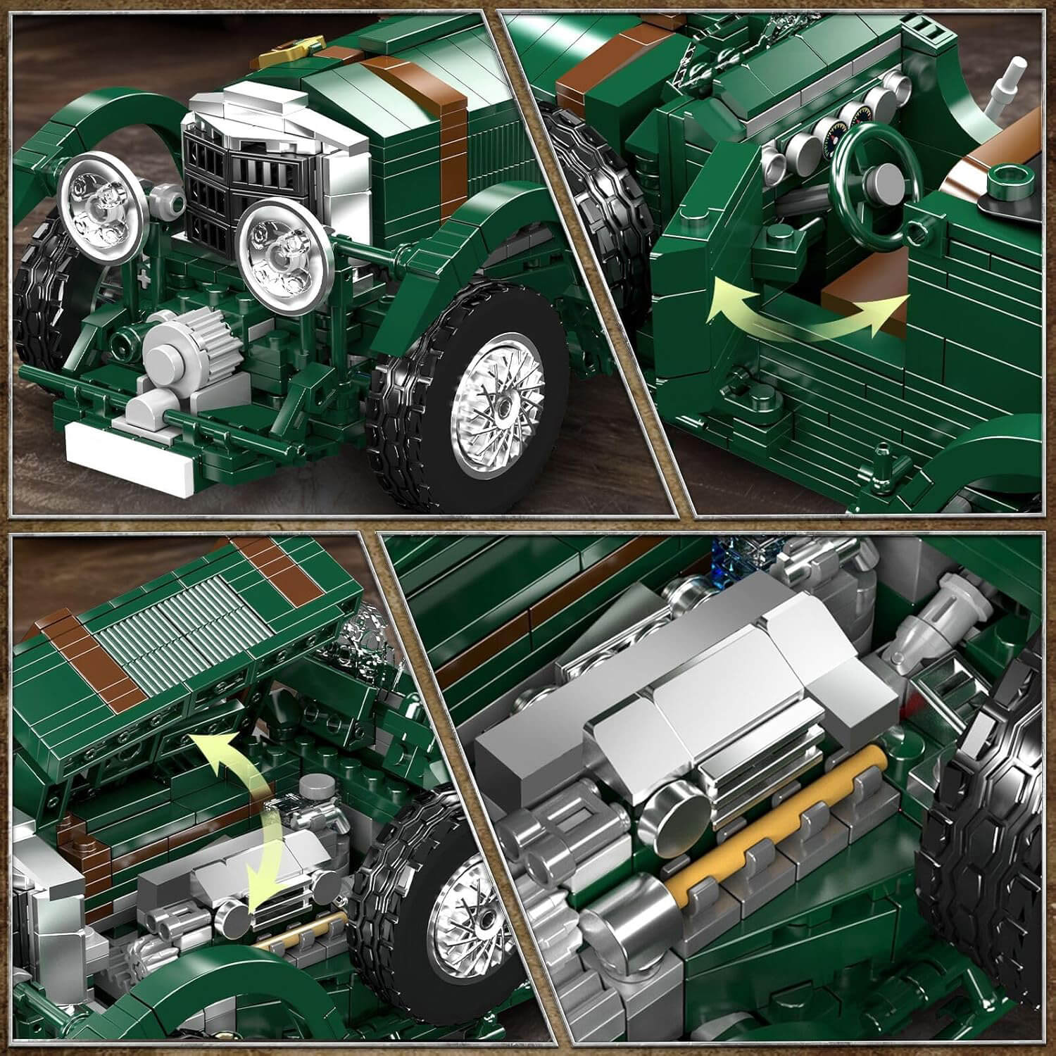 1929 British Racing Car 1146pcs