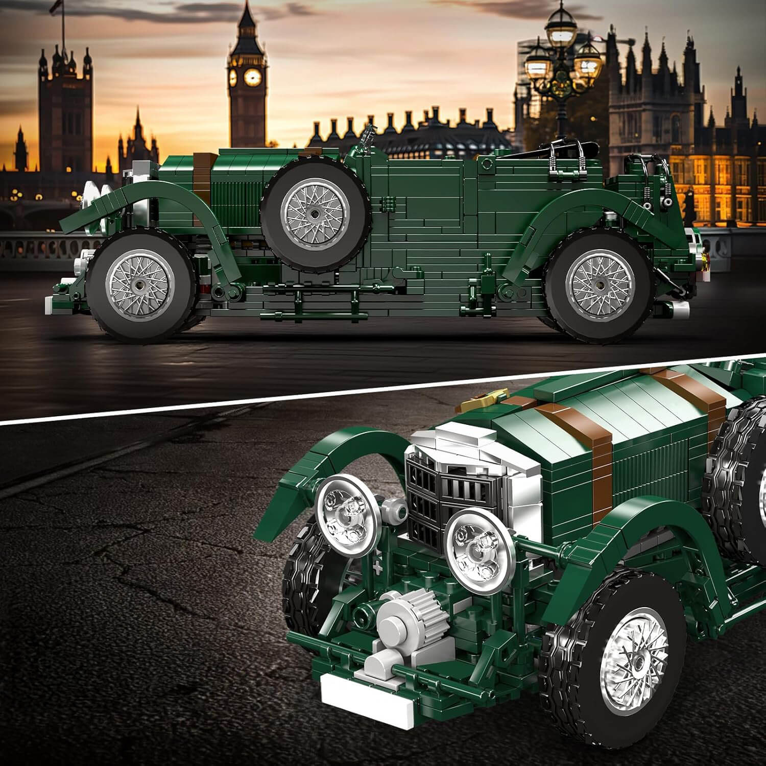 1929 British Racing Car 1146pcs