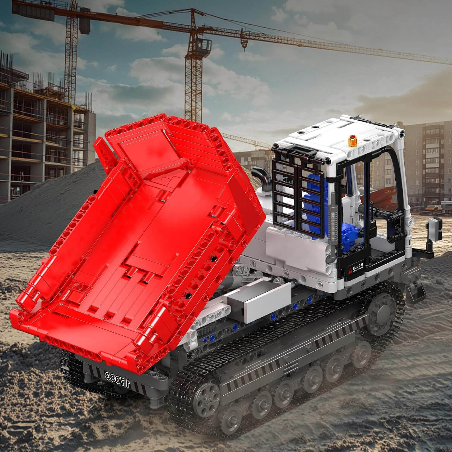 Remote Controlled Crawler Dumper 1104pcs