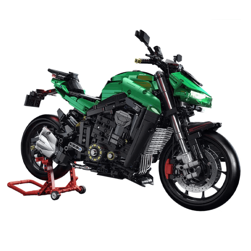 もんまり侍 Green Samurai Motorcycle 2088pcs