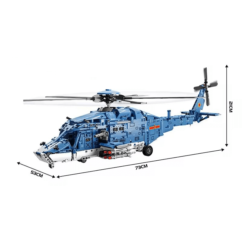 Gunship Helicopter 1710pcs