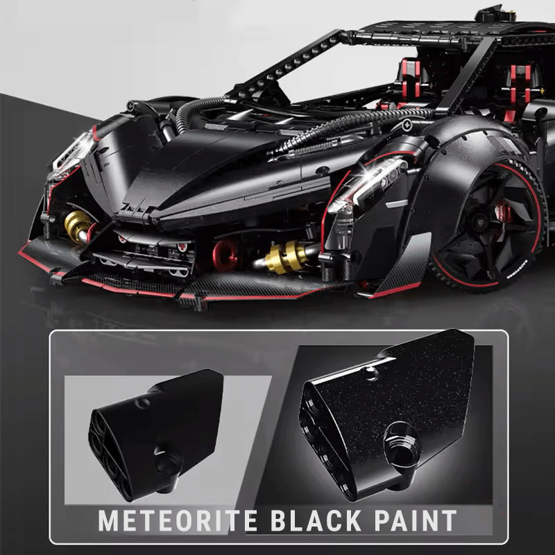 Limited Edition Meteorite Black Supercar 3808pcs