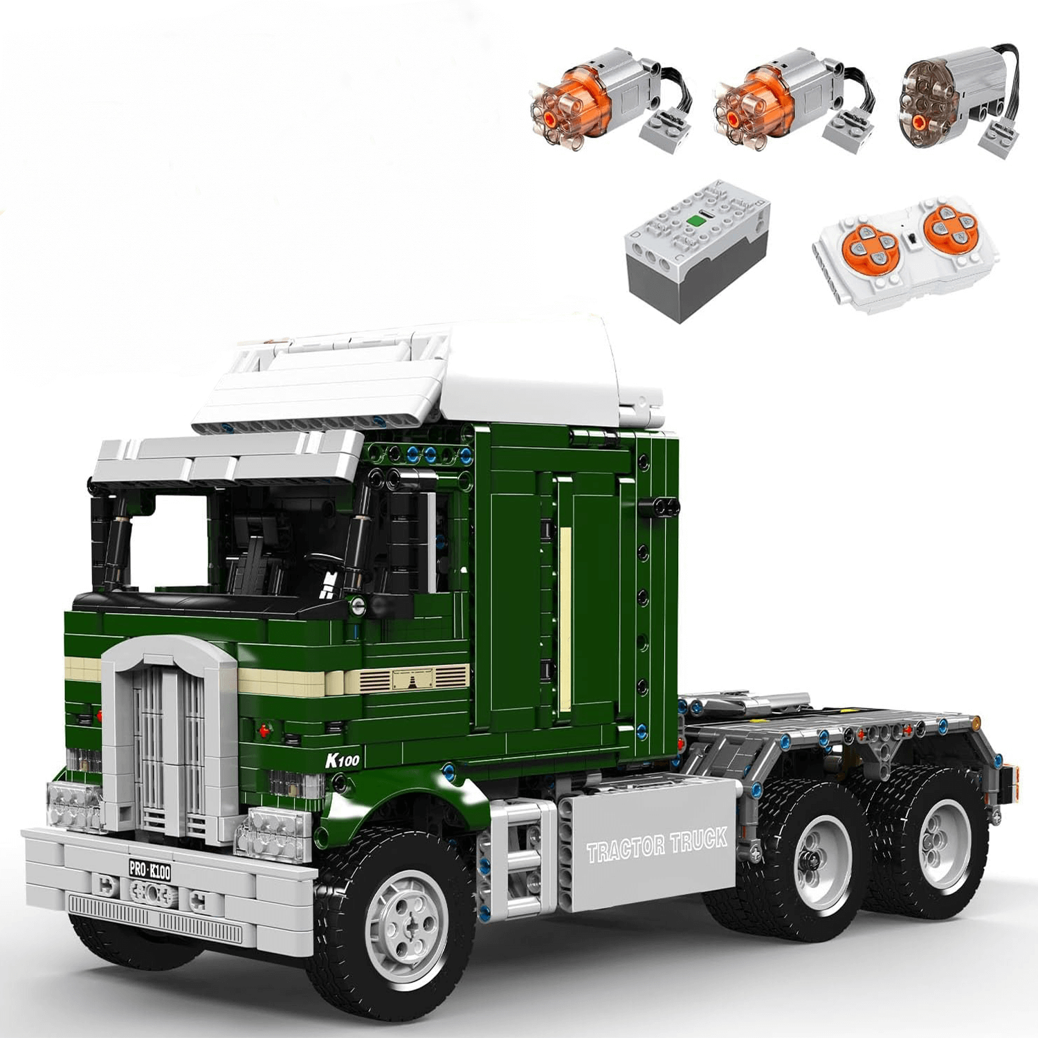 Remote Controlled 70s Cabover Truck 2180pcs