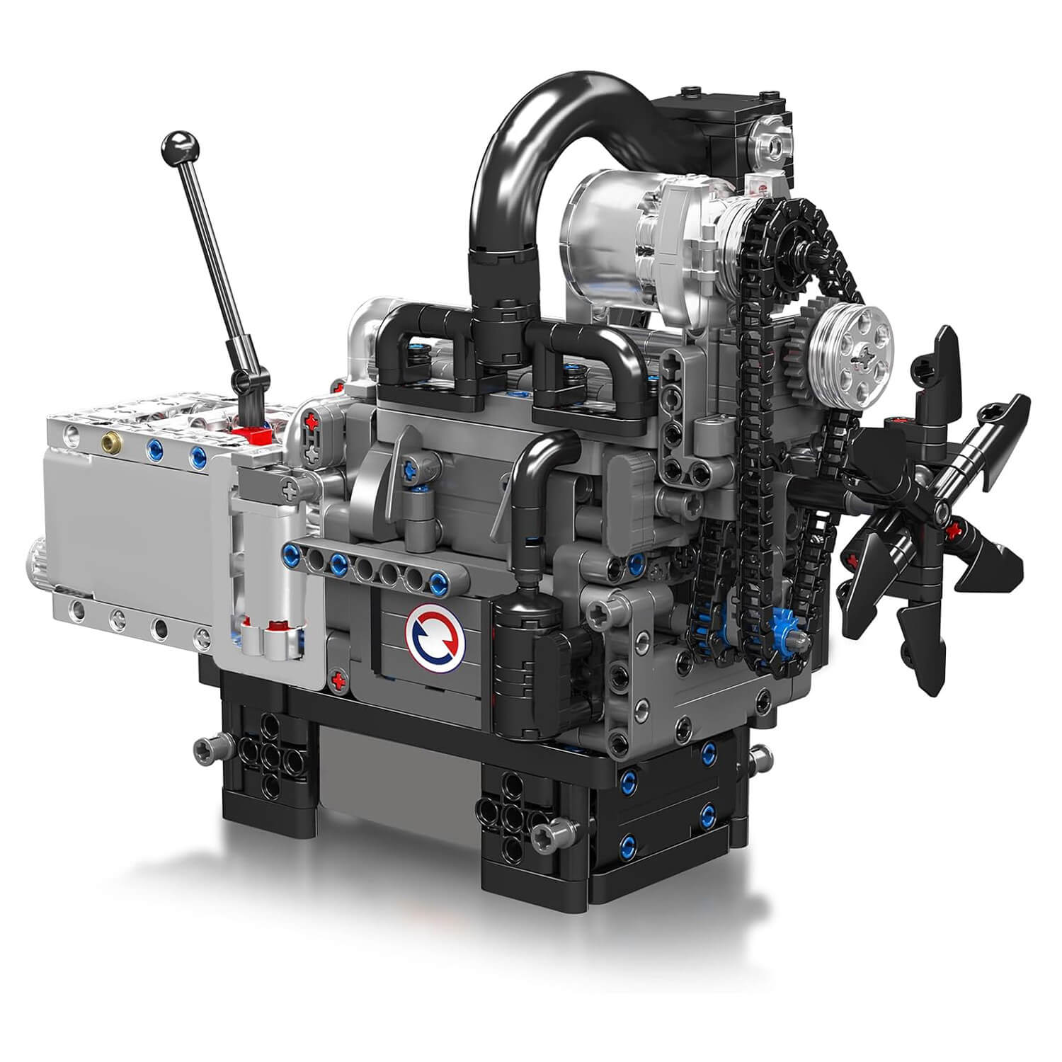 Motorised Rotary Engine 1129pcs