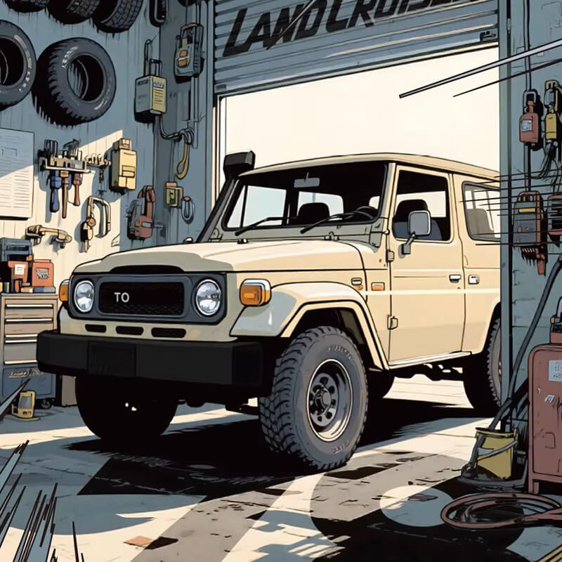 Toyota Land Cruiser 535pcs