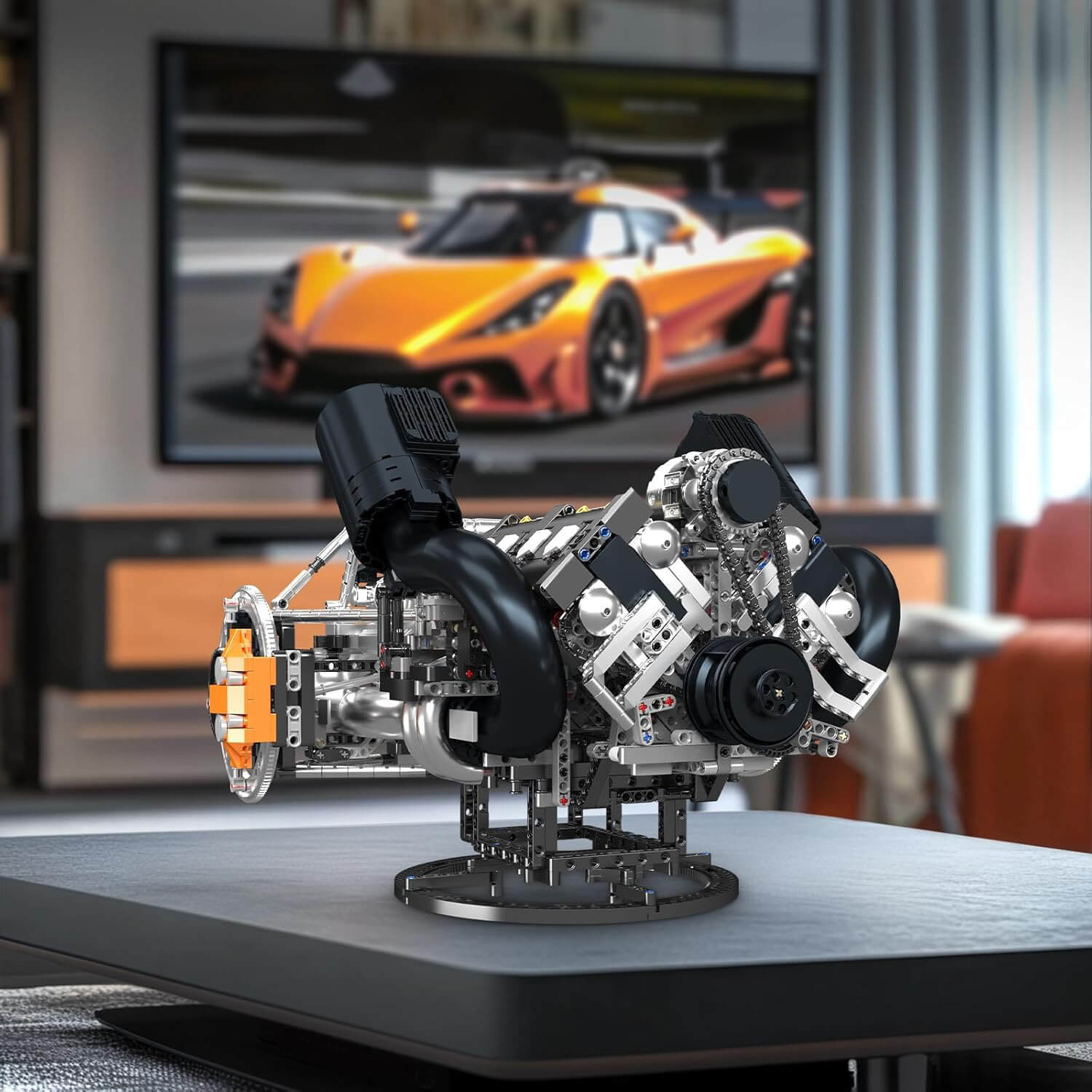 The Ultimate Scandinavian 5L V8 Engine & Gearbox 3191pcs
