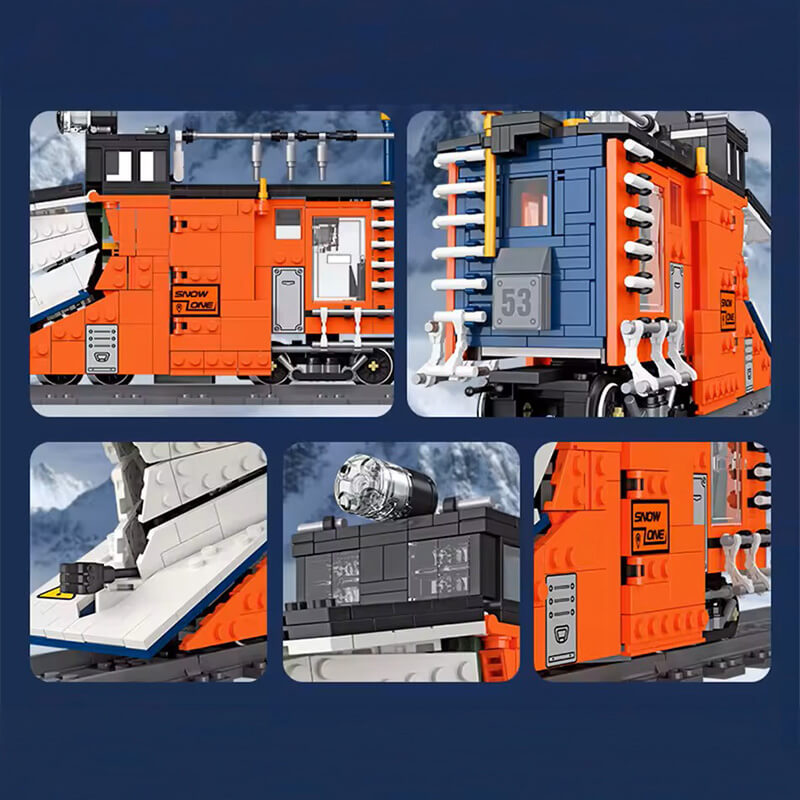 Wedge Snow Plow Train 944pcs