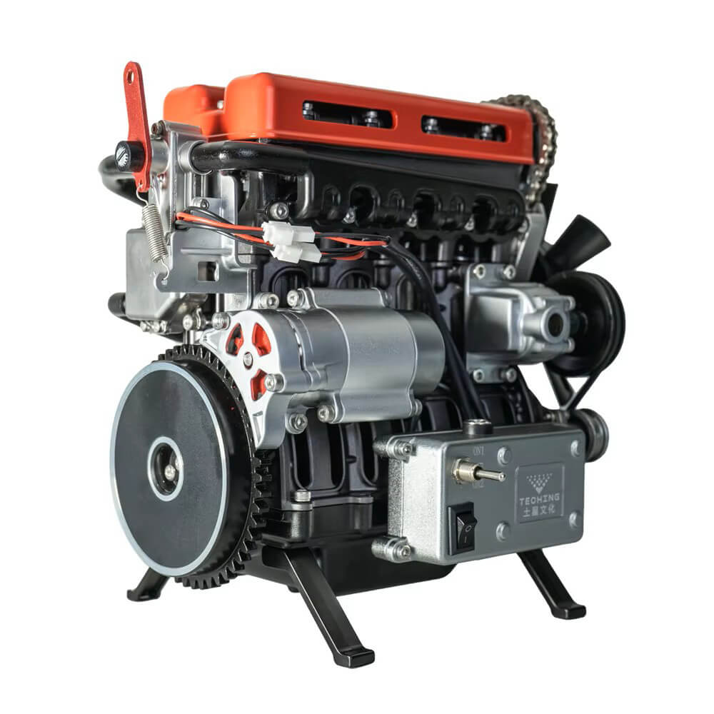 Classic Inline 4 Engine - Metal Construction Set