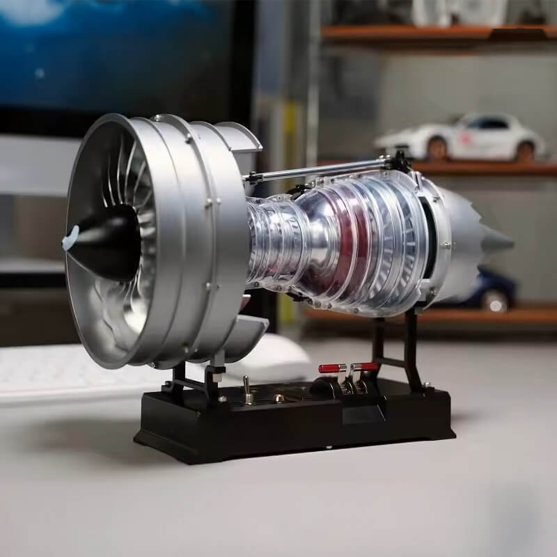 Aircraft Turbofan Engine - Metal Construction Set