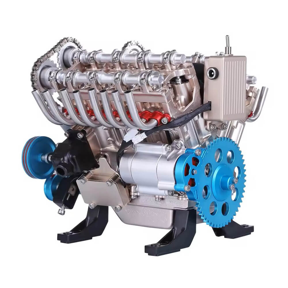 Exposed V8 Engine - Metal Construction Set
