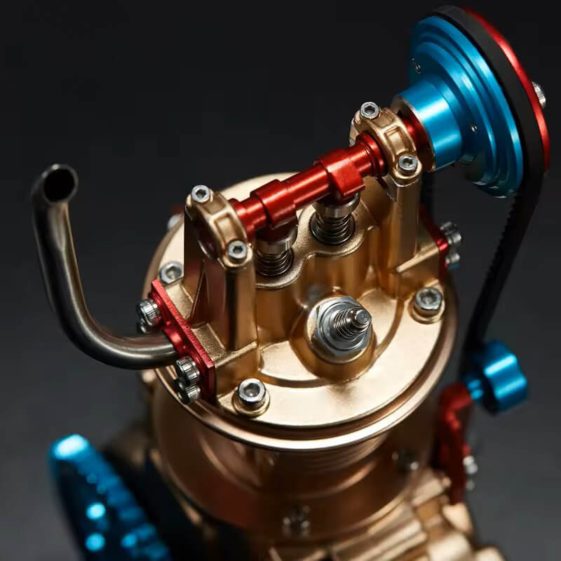 Single Cylinder Engine - Metal Construction Set