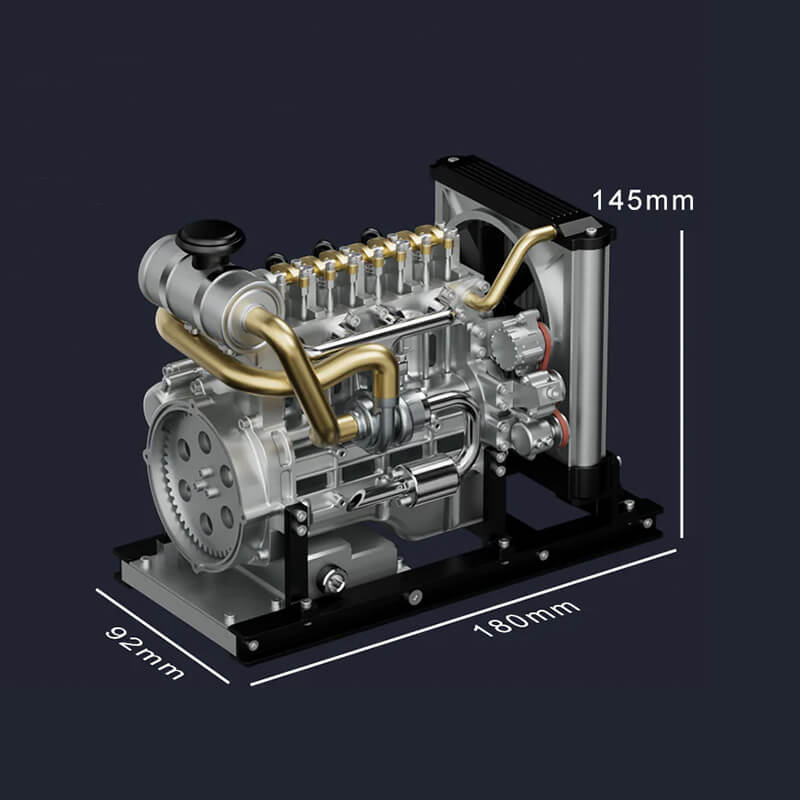 Classic Diesel Engine - Metal Construction Set