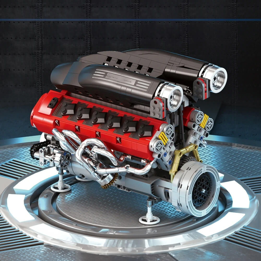 Legendary Prancing Horse V12 Engine 1239pcs