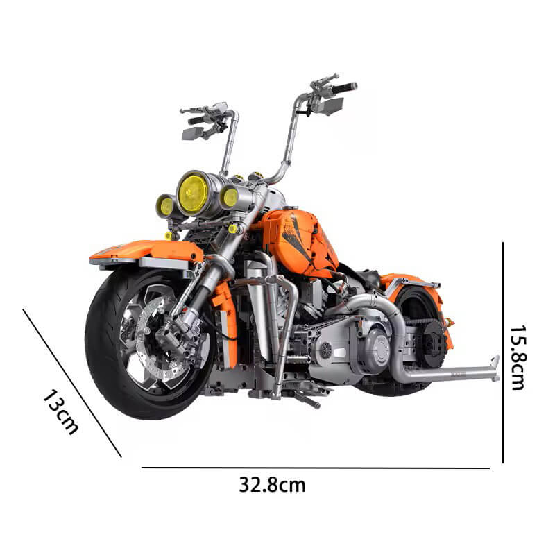 Orange Flame Heavy-Duty Bike 2391pcs