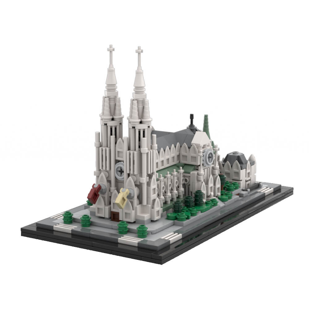 Saint Patrick's Cathedral 1:800 843pcs