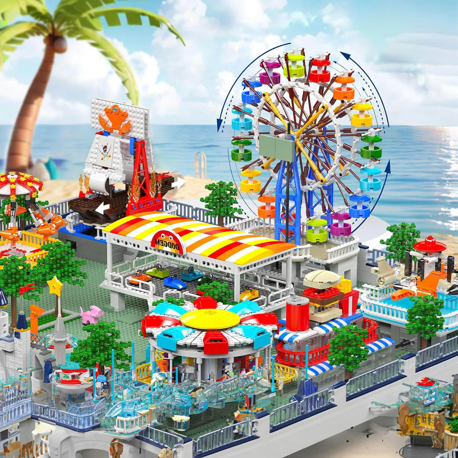 The Ultimate Motorised Amusement Park 5219pcs