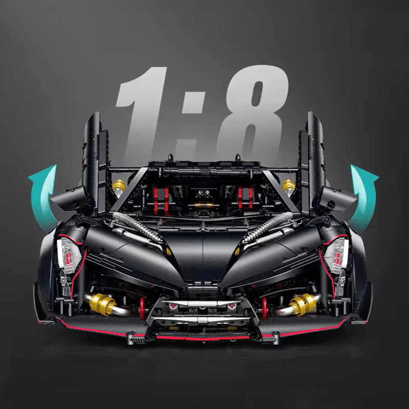 Limited Edition Meteorite Black Supercar 3808pcs