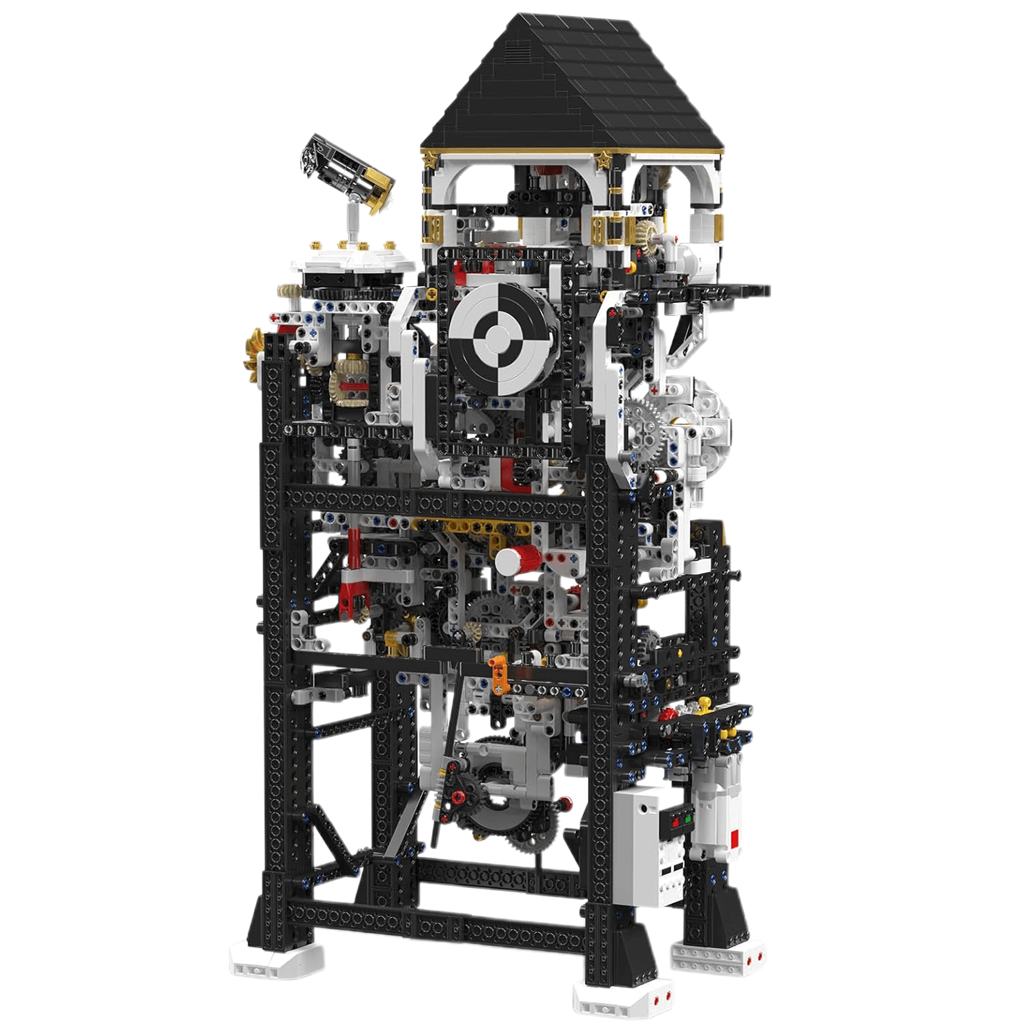 Motorised Cyberpunk Mechanical Clock 3180pcs