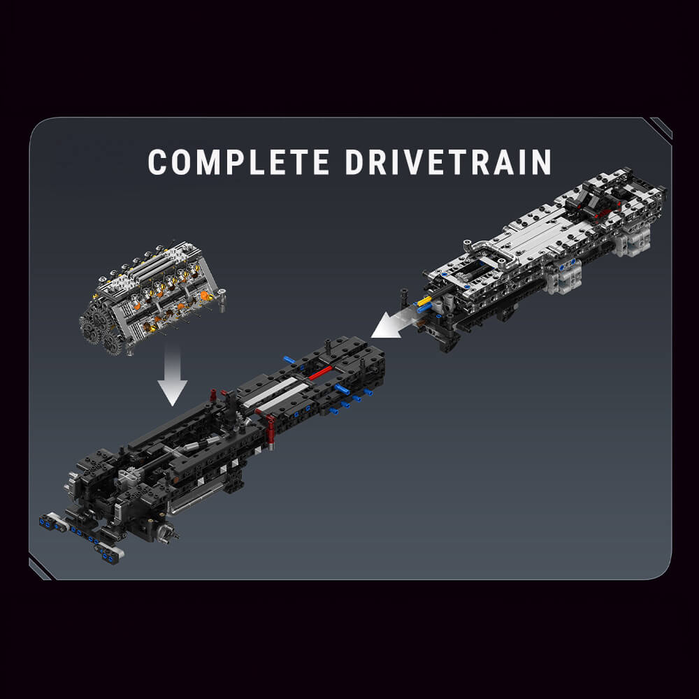 The American V24 Diesel Truck 3484pcs