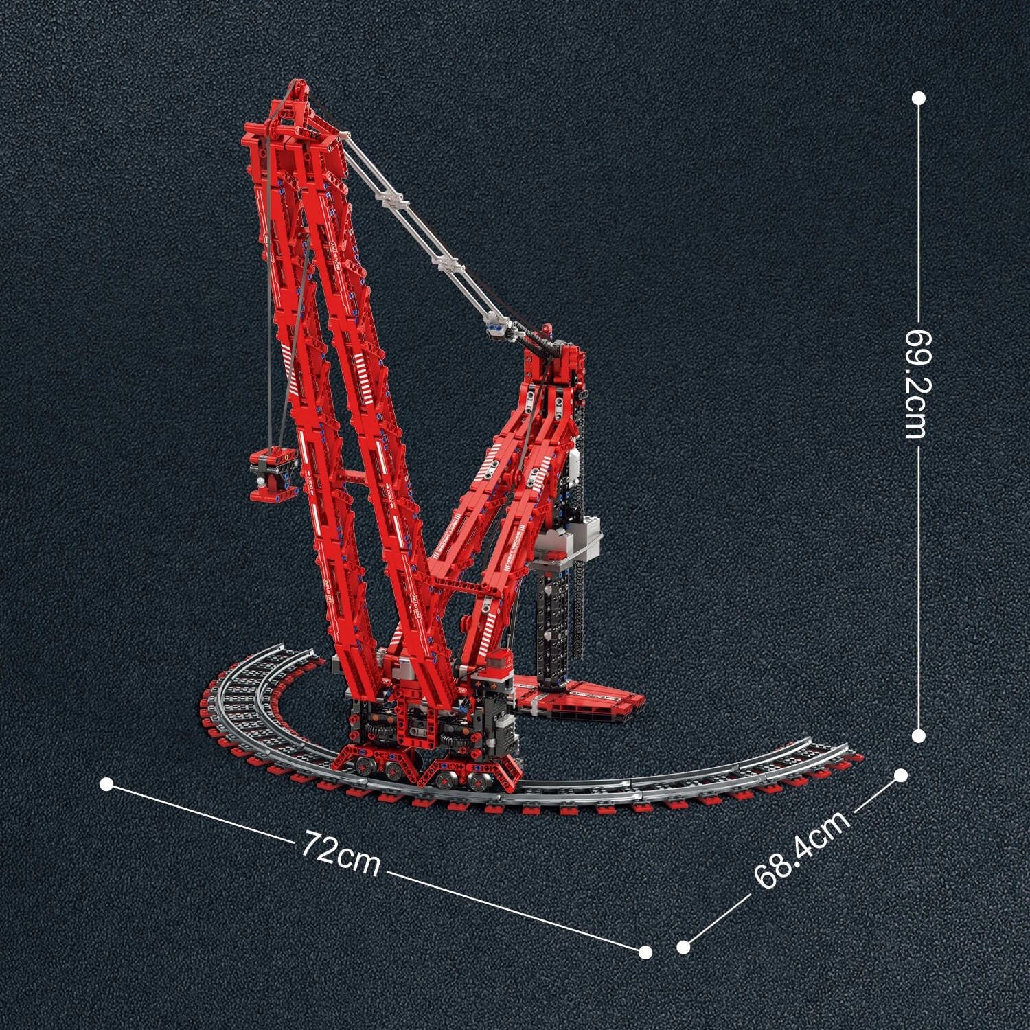 The World’s Strongest Land‑Based Crane 1195pcs