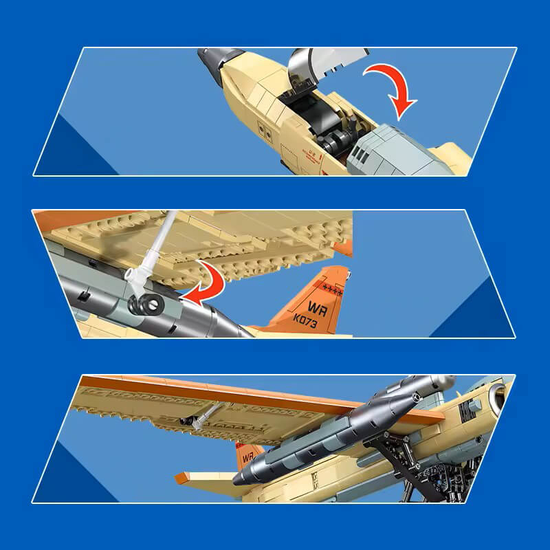 Lockheed U-2 Reconnaissance Aircraft 1362pcs