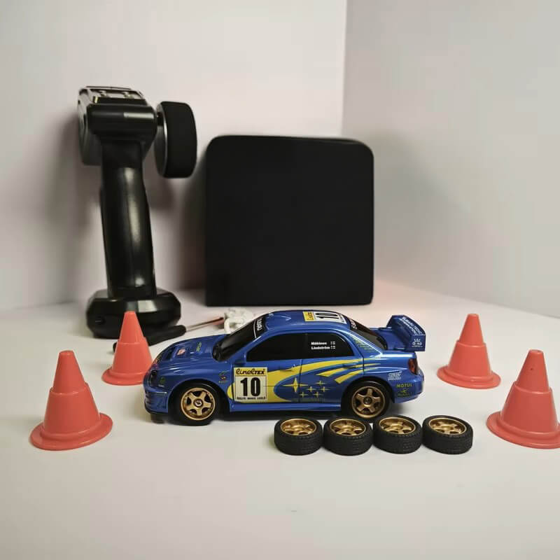 Drifting Subaru WRX STI