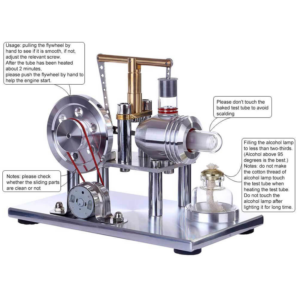 Stirling Engine - Metal Construction Set