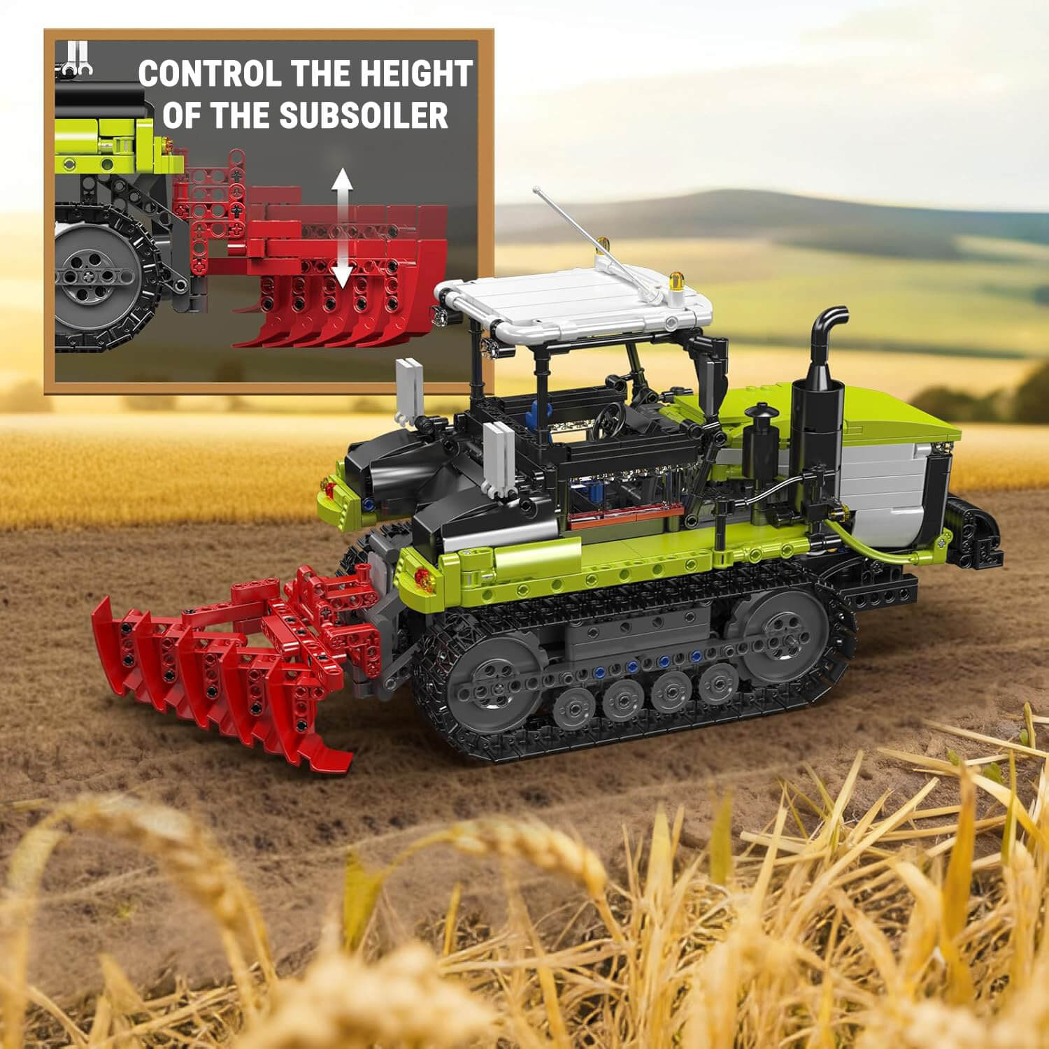 Remote Controlled Crawler Tractor 1356cs