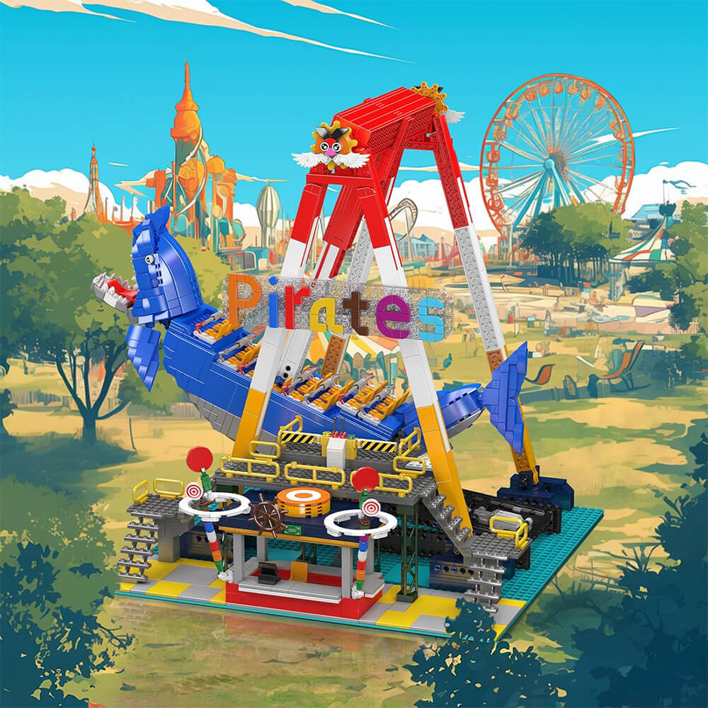 Motorised Shark Swing Ride 1921pcs