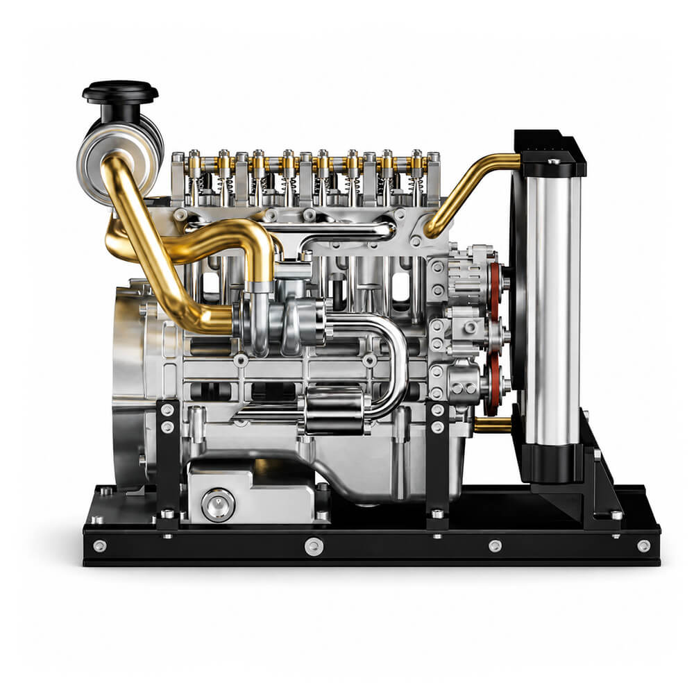 Classic Diesel Engine - Metal Construction Set