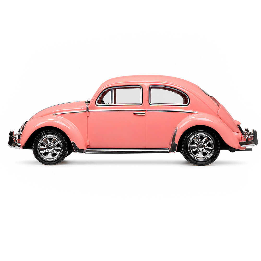 Tuned Coral Pink Volkswagen Beetle 1:32 Scale - Construction Set