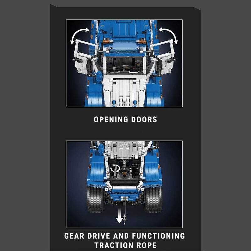 Limited Edition Remote Controlled 8 Wheel Drive Truck 3061pcs