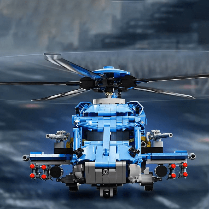 Gunship Helicopter 1710pcs