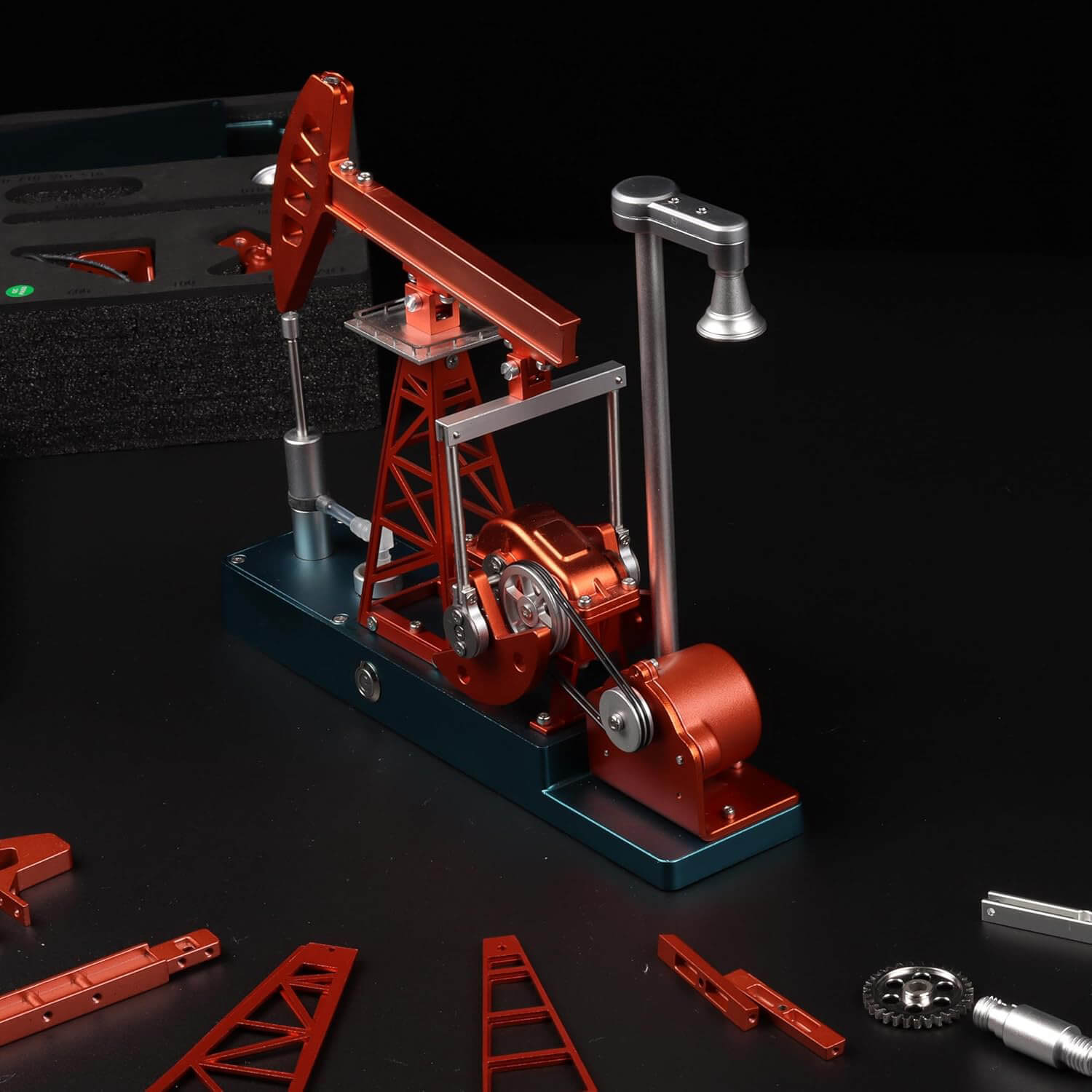 Kinetic Oil Pumpjack - Metal Construction Set
