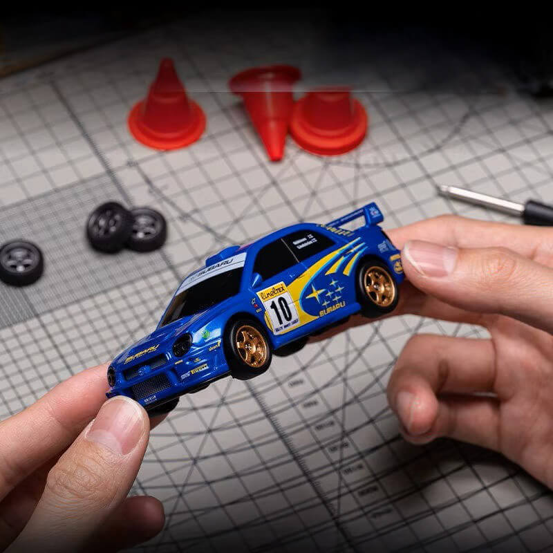 Drifting Subaru WRX STI