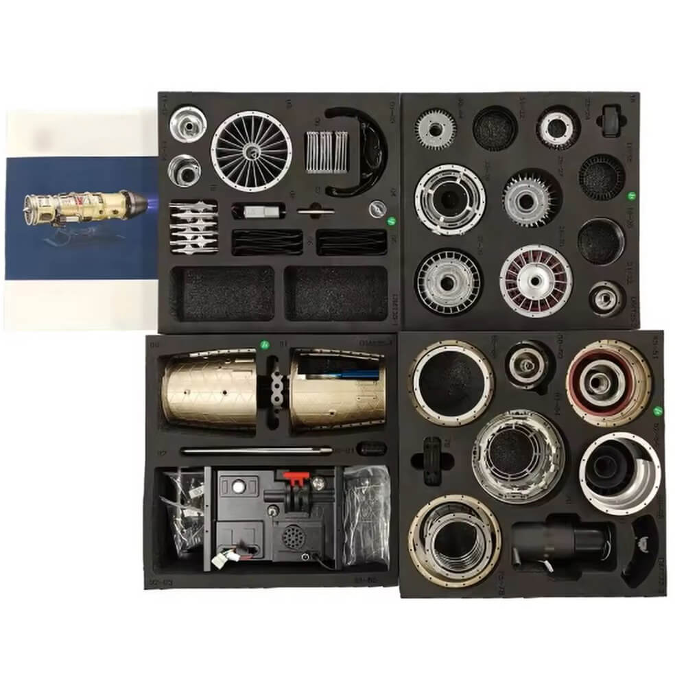 J-20 Turbofan Engine - Metal Construction Set