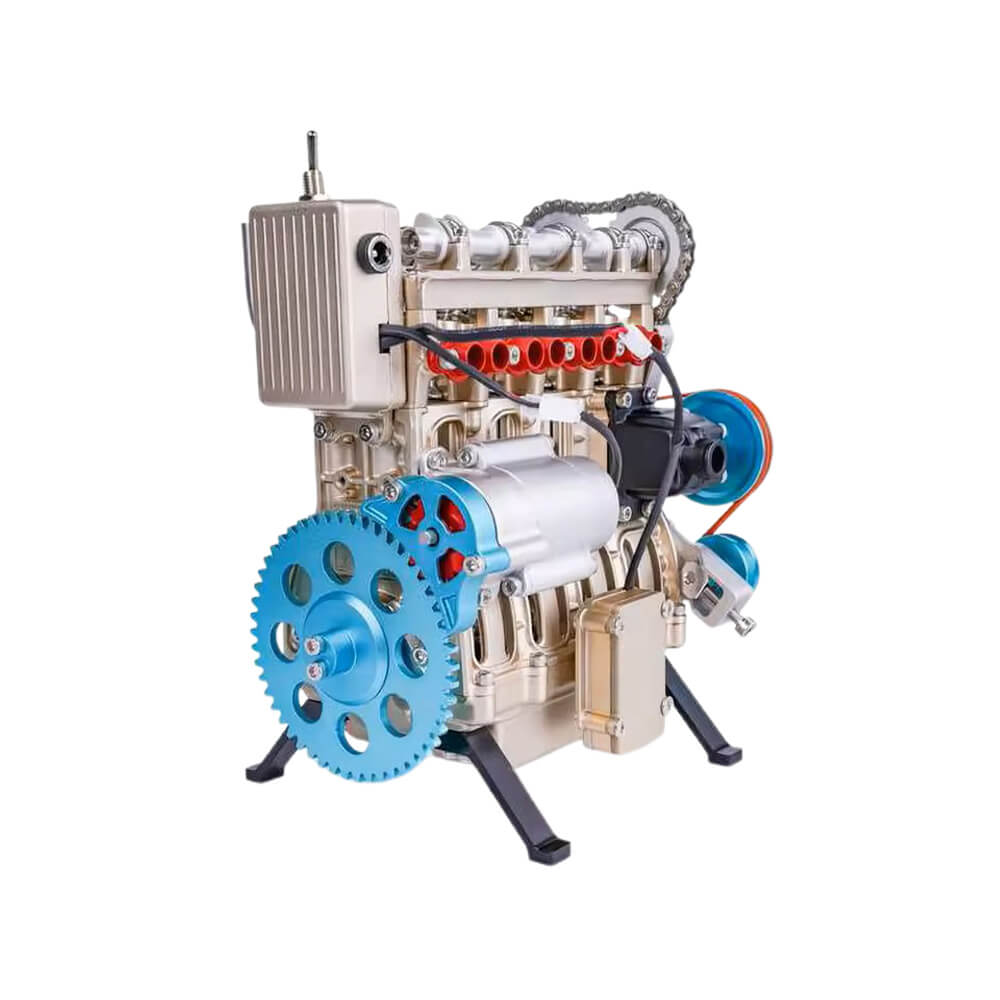Exposed Inline 4 Engine - Metal Construction Set