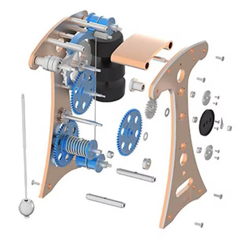 Galileo Pendulum Clock - Metal Construction Set